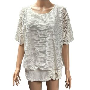 B-Design Blouse - EC - Gorgeous Sheer Layered Blouse